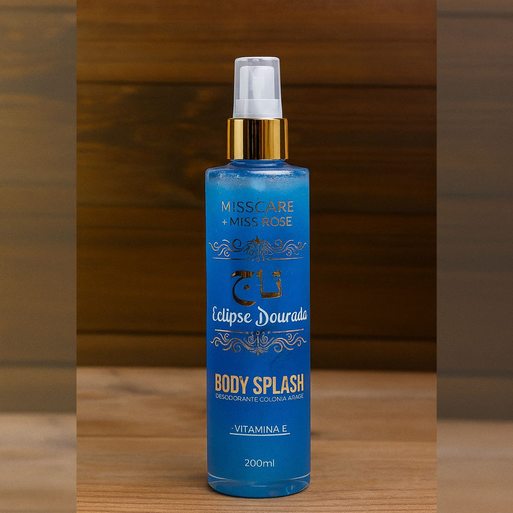 Body Splash Miss Rôse Eclipse Dourado 200ml