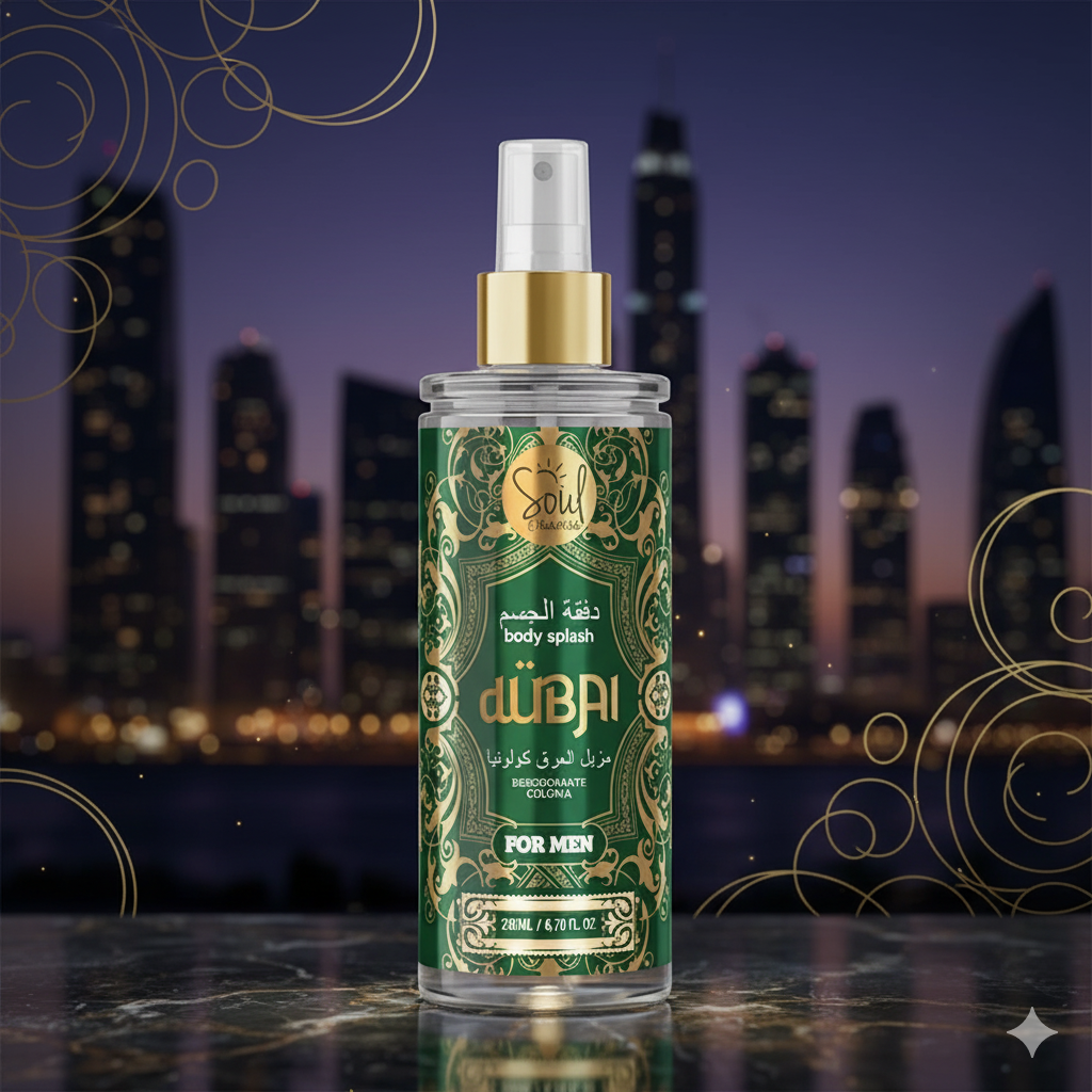 Body Splash DUBAI Masculino Soul - Sinta a Essência!