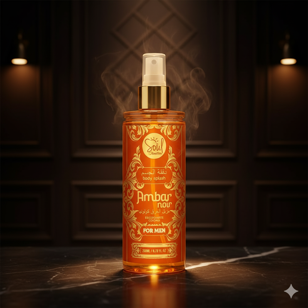 Splash Masculino Âmbar 200ml - Sinta o Poder da Alma!