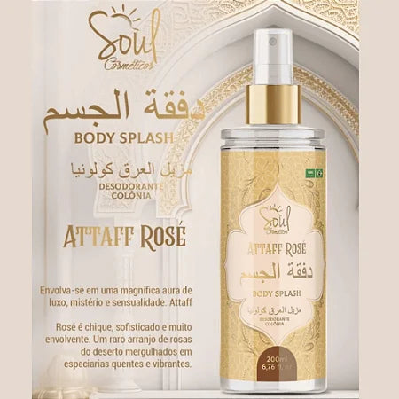 Colônia Soul Attaff Rosé 200ml: Frescor e Elegância!